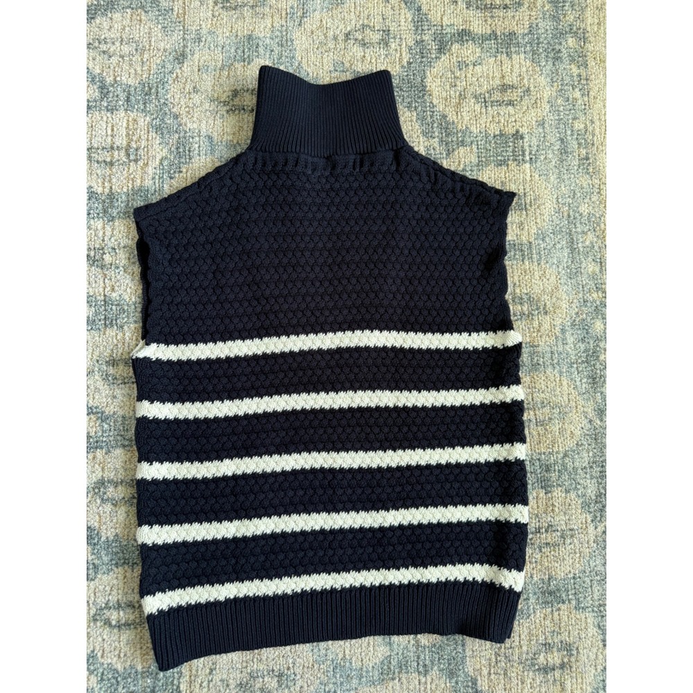 John + Jenn Midnight Textured Knit Sweater Vest Size Small Pristine Condition - Picture 6 of 6